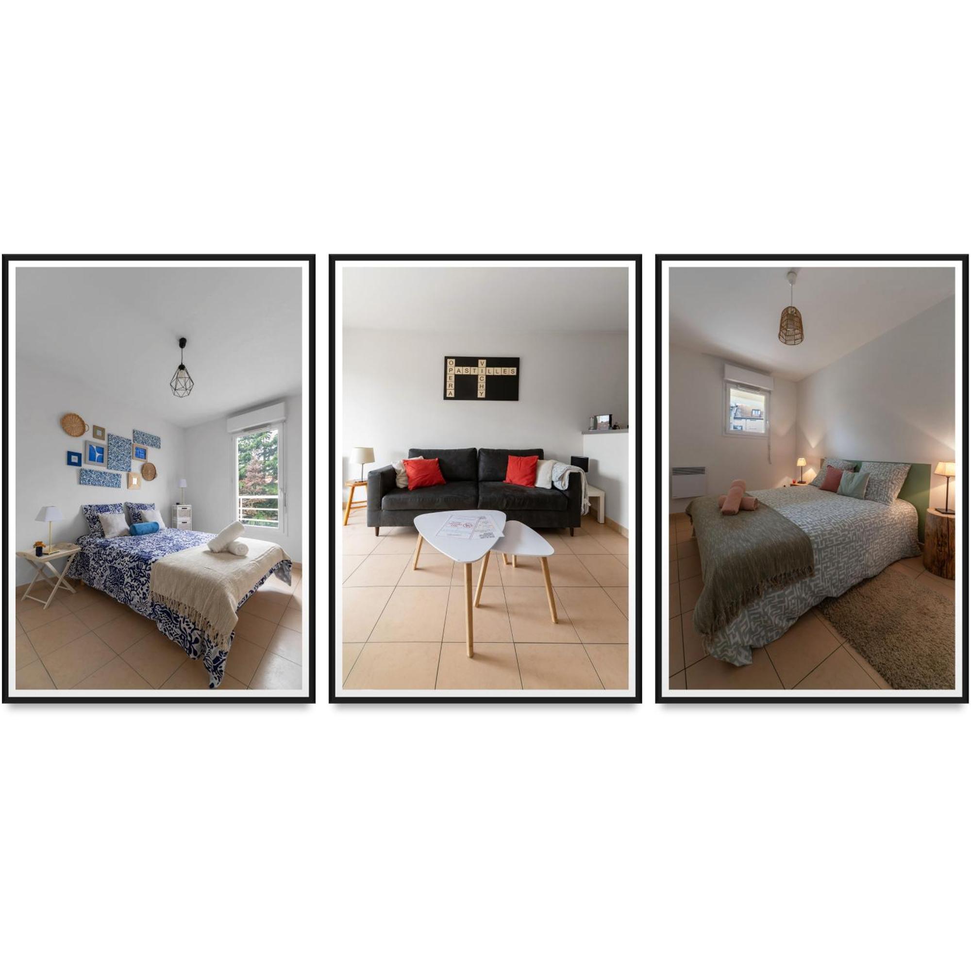 L'Eugenie - Appartement Design & Confort En Centre-Ville Vichy Luaran gambar
